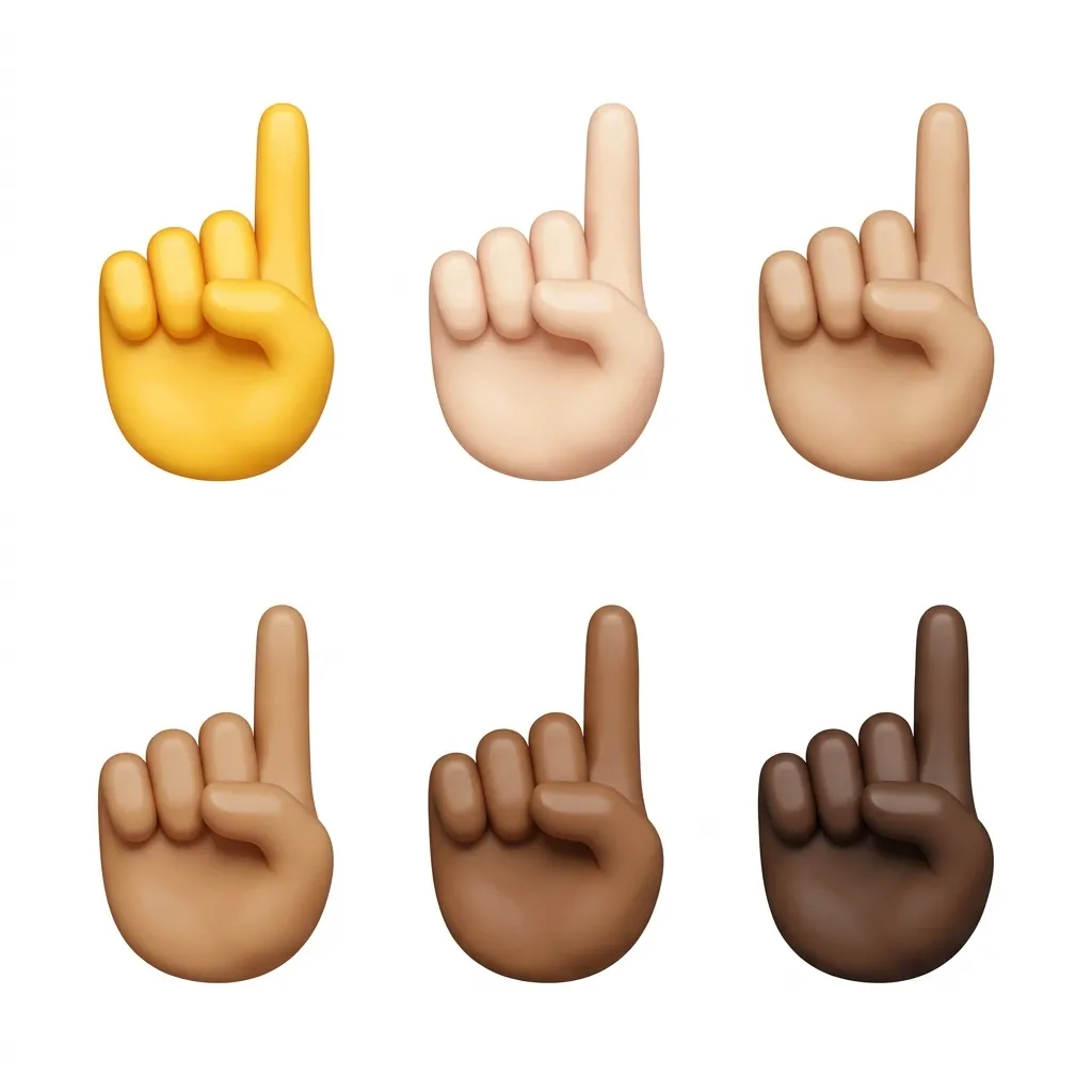 Best up finger emoji combos copy & paste