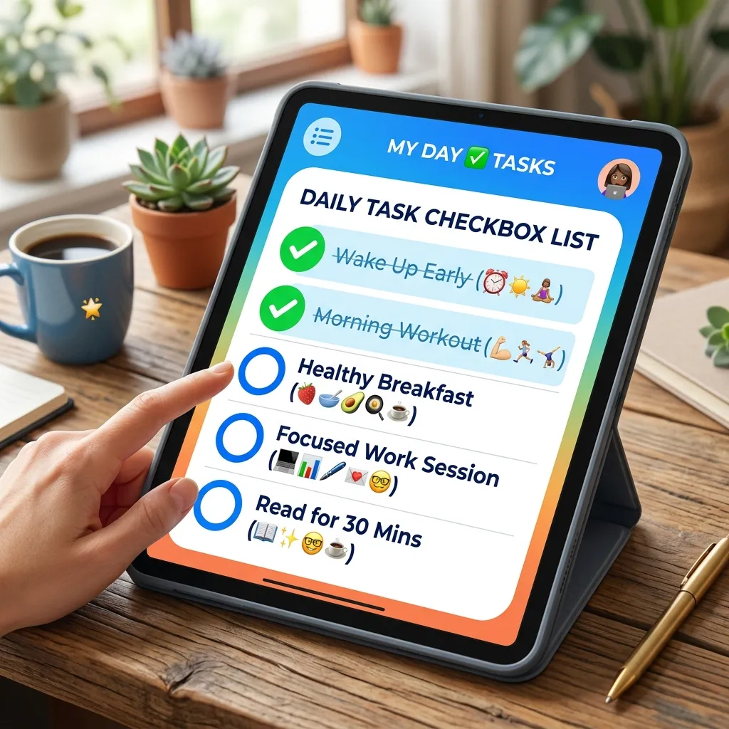 How to use emoji checkbox the right way