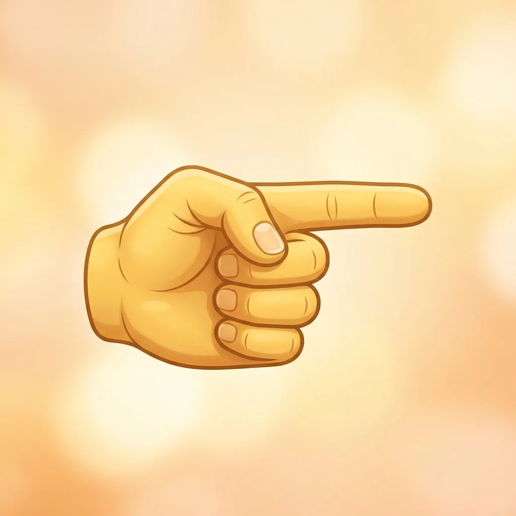 How to use finger right emoji the right way