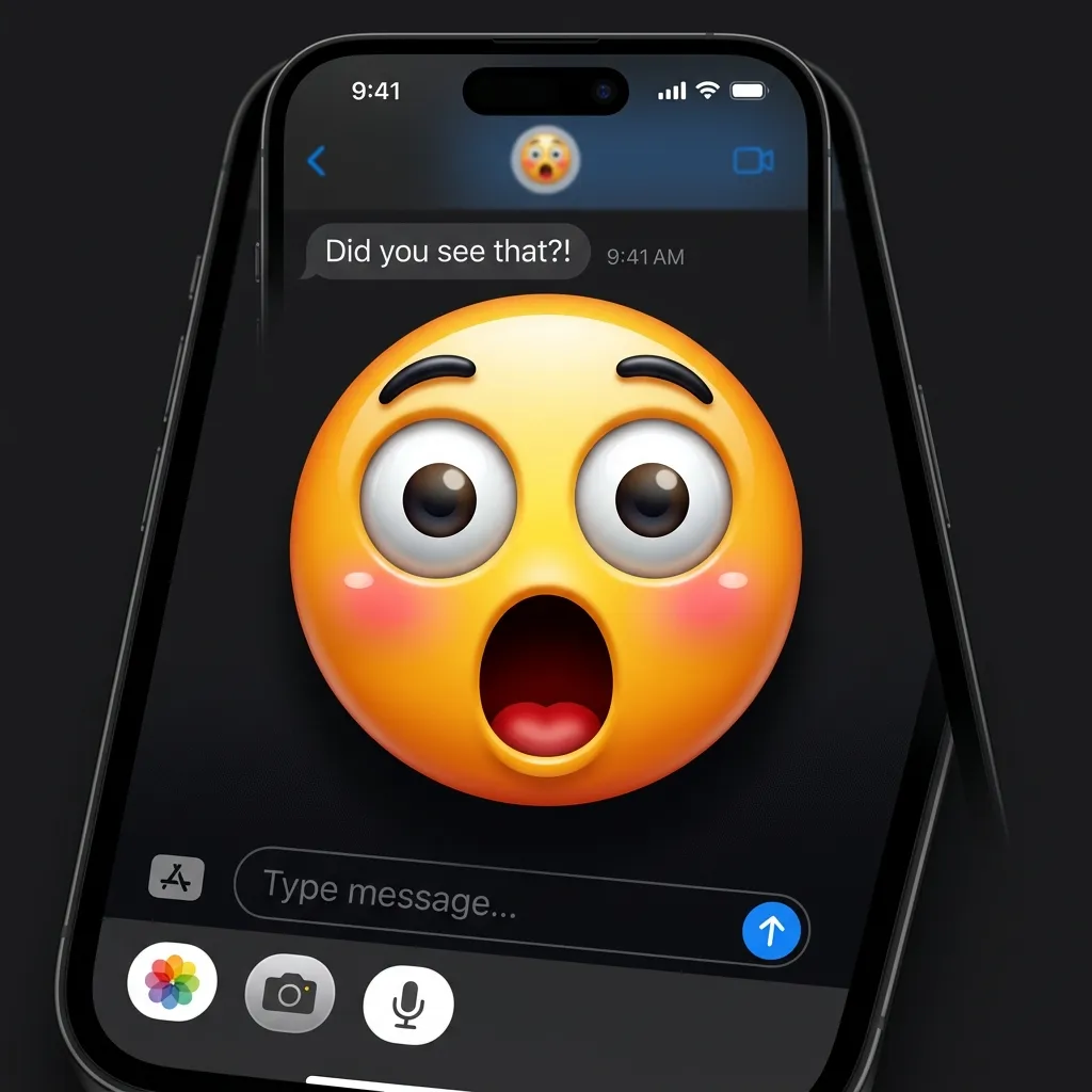 How to use iPhone shocked emoji the right way