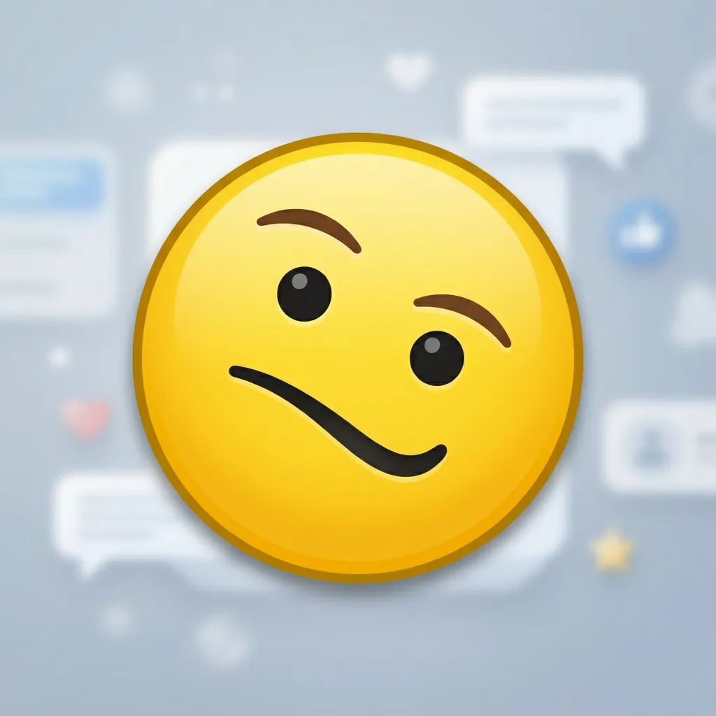How to use slant face emoji the right way