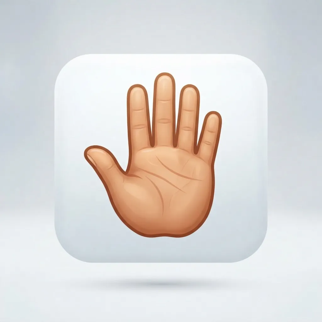 How to use stop hand emoji the right way