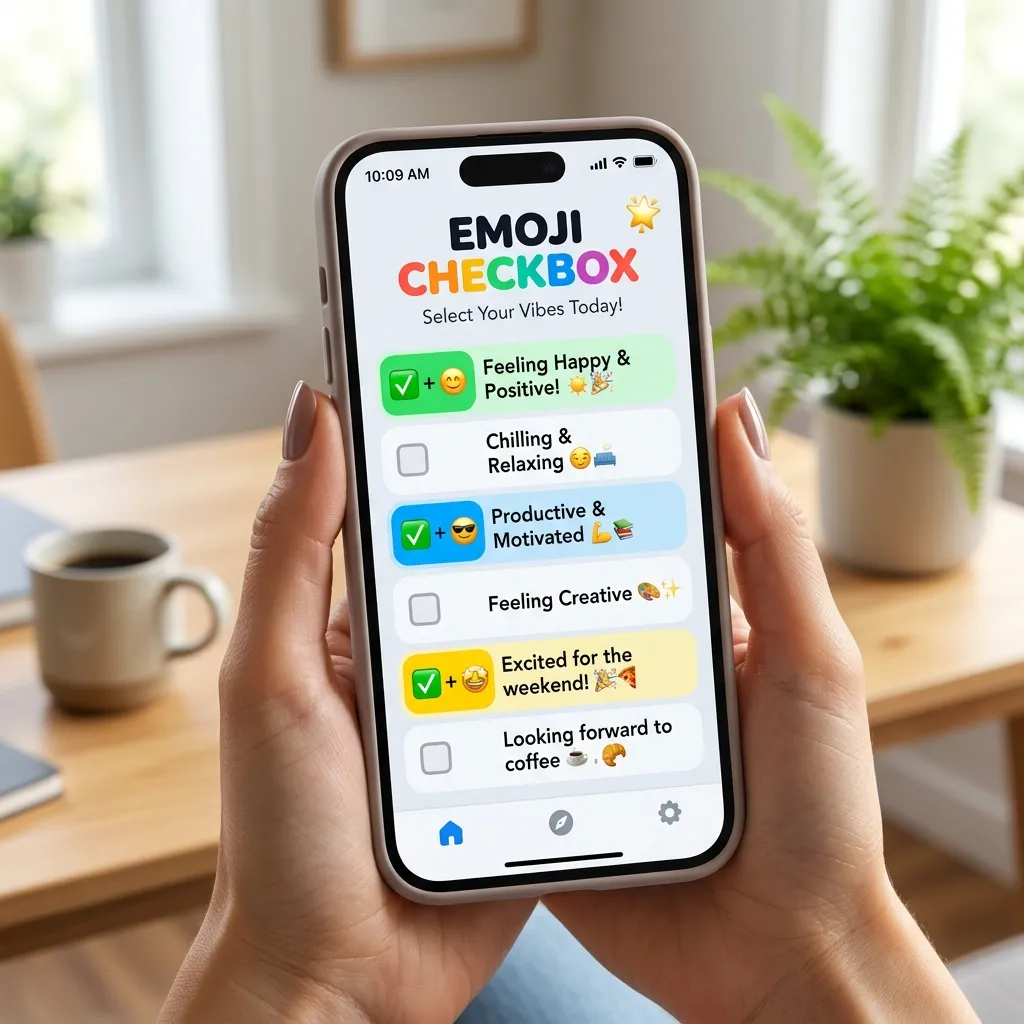 What do emoji checkbox mean?