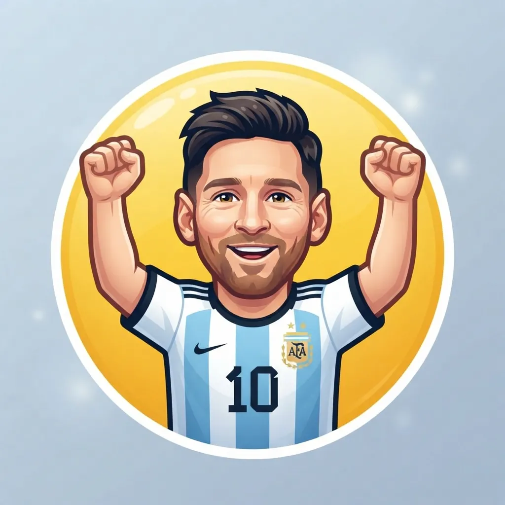 What do Messi emoji mean?