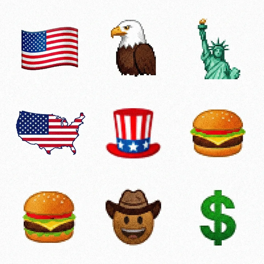 Best emoji USA combos copy & paste