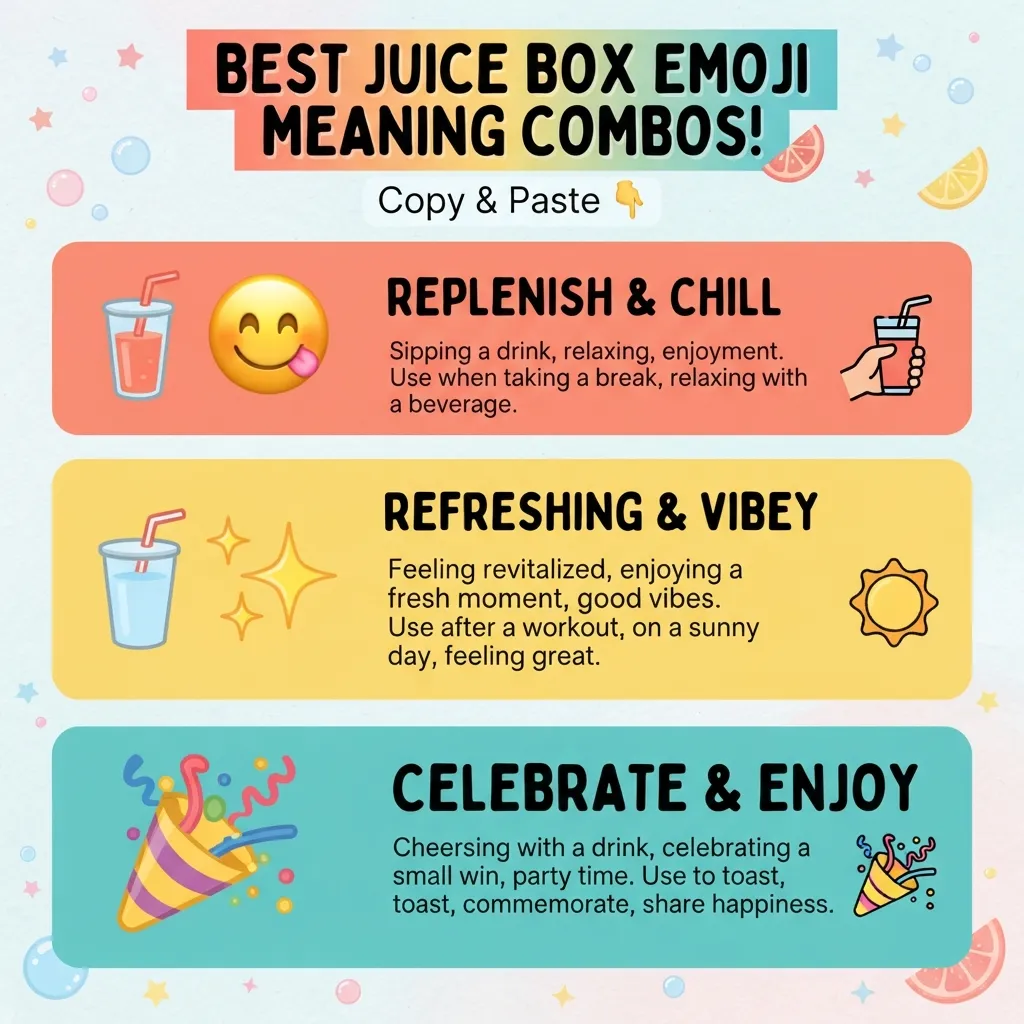 Best juicebox emoji meaning combos copy & paste