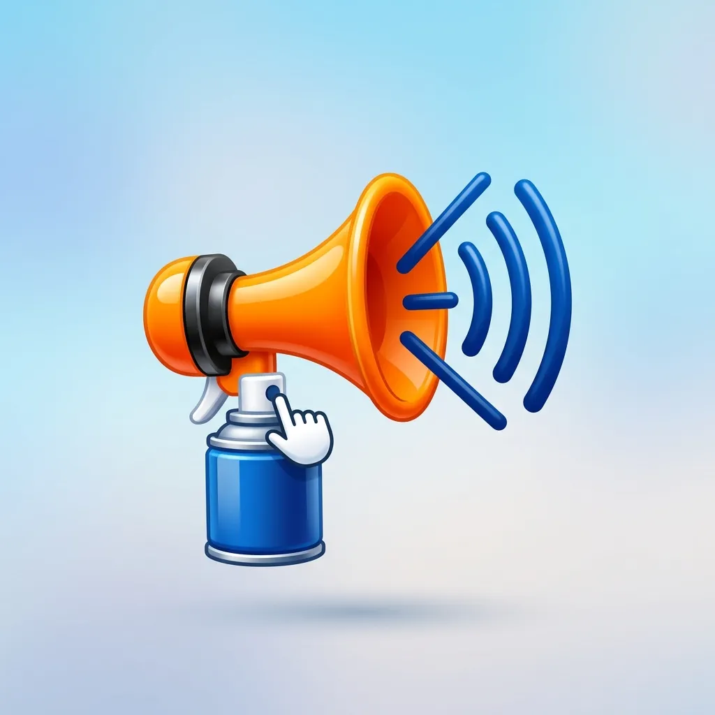 How to use airhorn emoji the right way