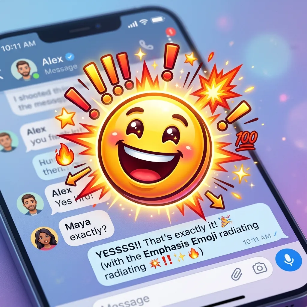 How to use emphasis emoji the right way