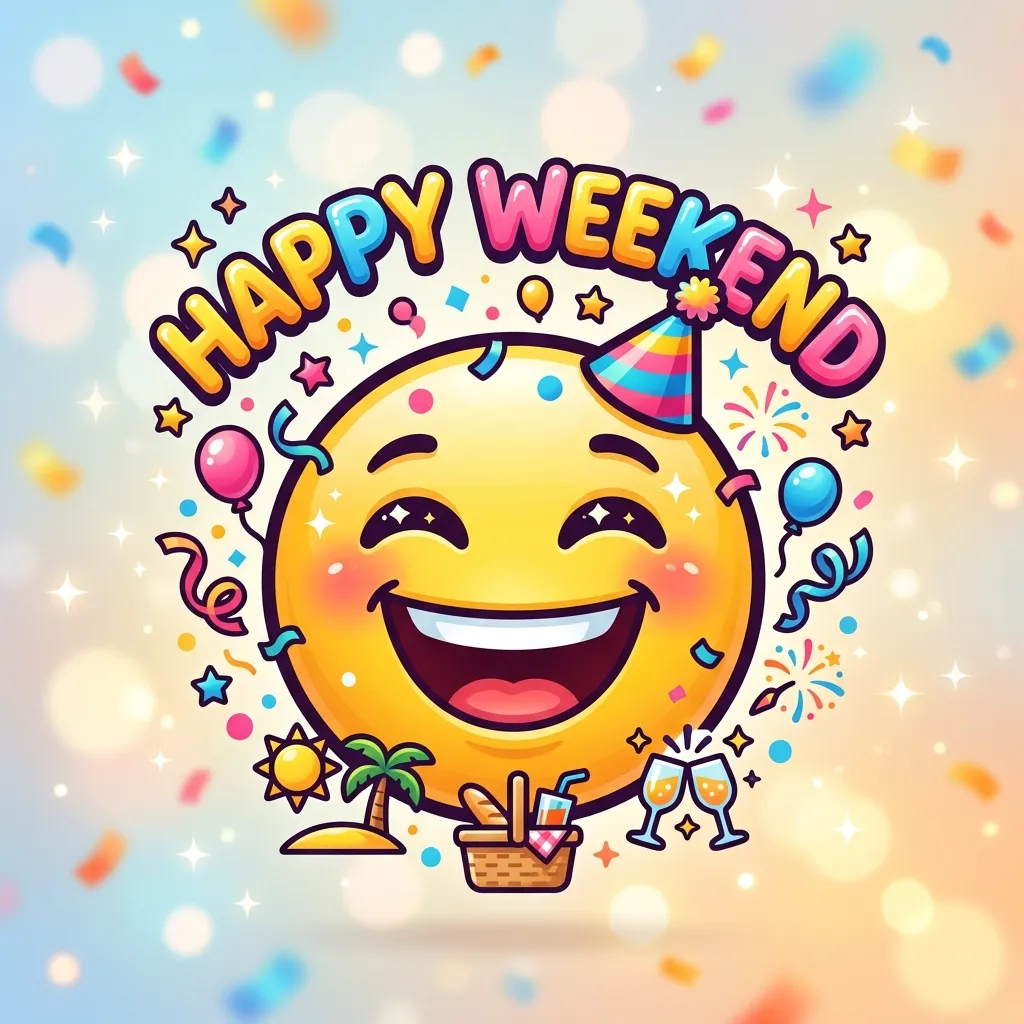 How to use happy weekend emoji the right way