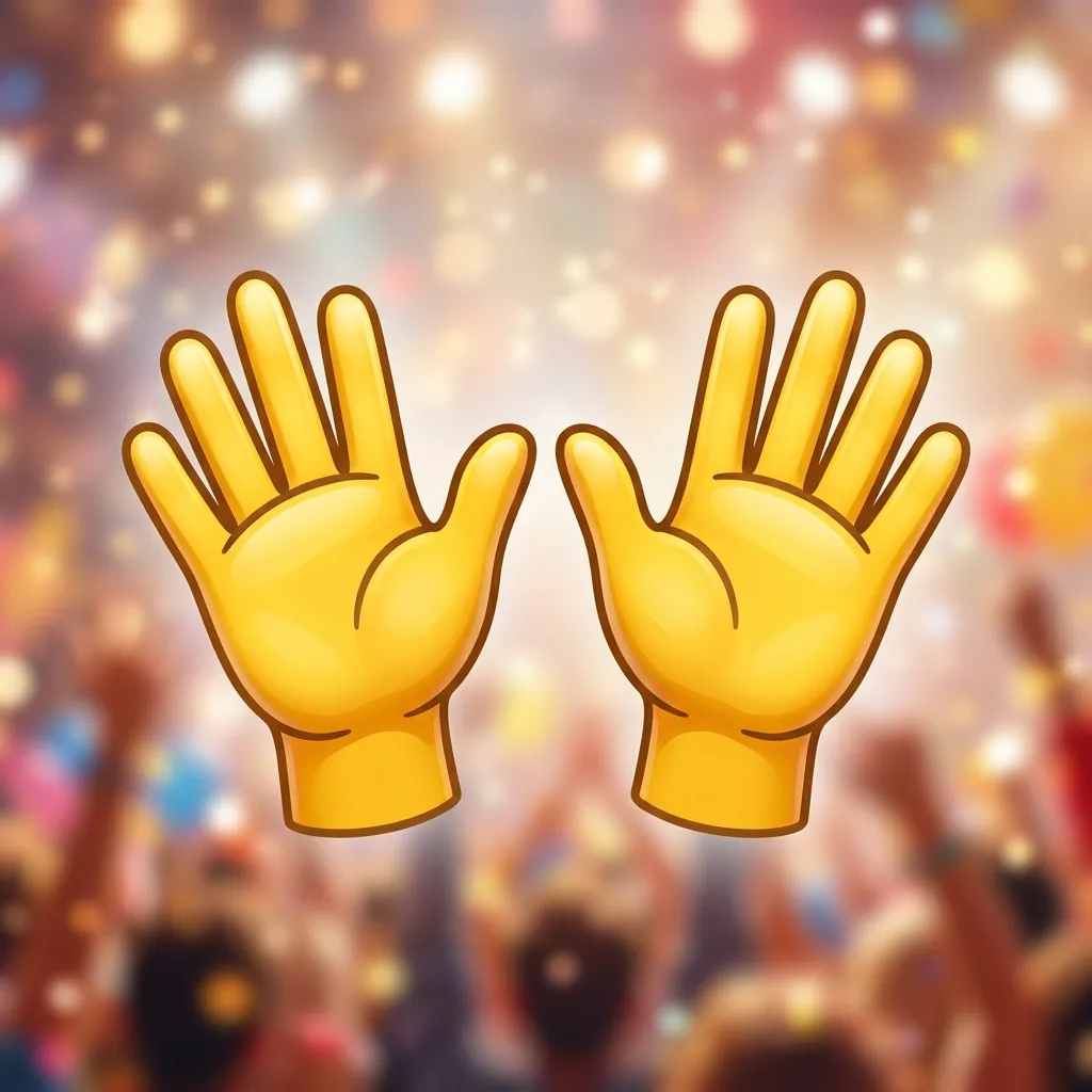 How to use raise hands emoji the right way