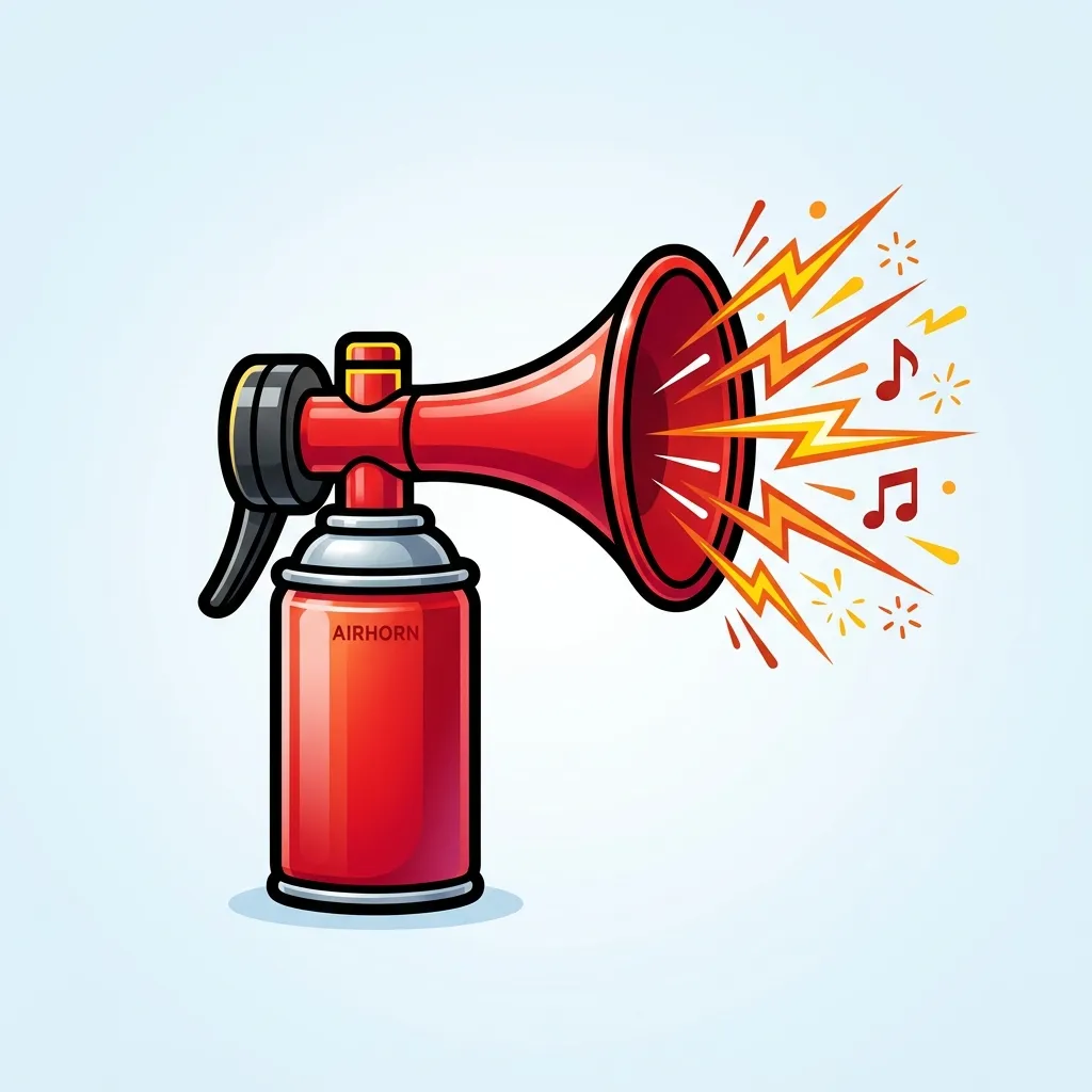 Trending airhorn emoji in 2026