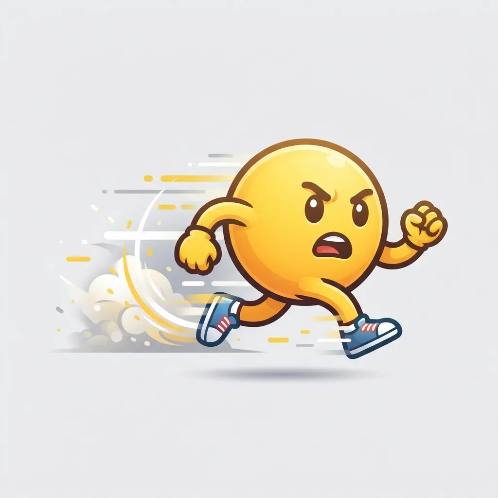 Trending dashing away emoji in 2026
