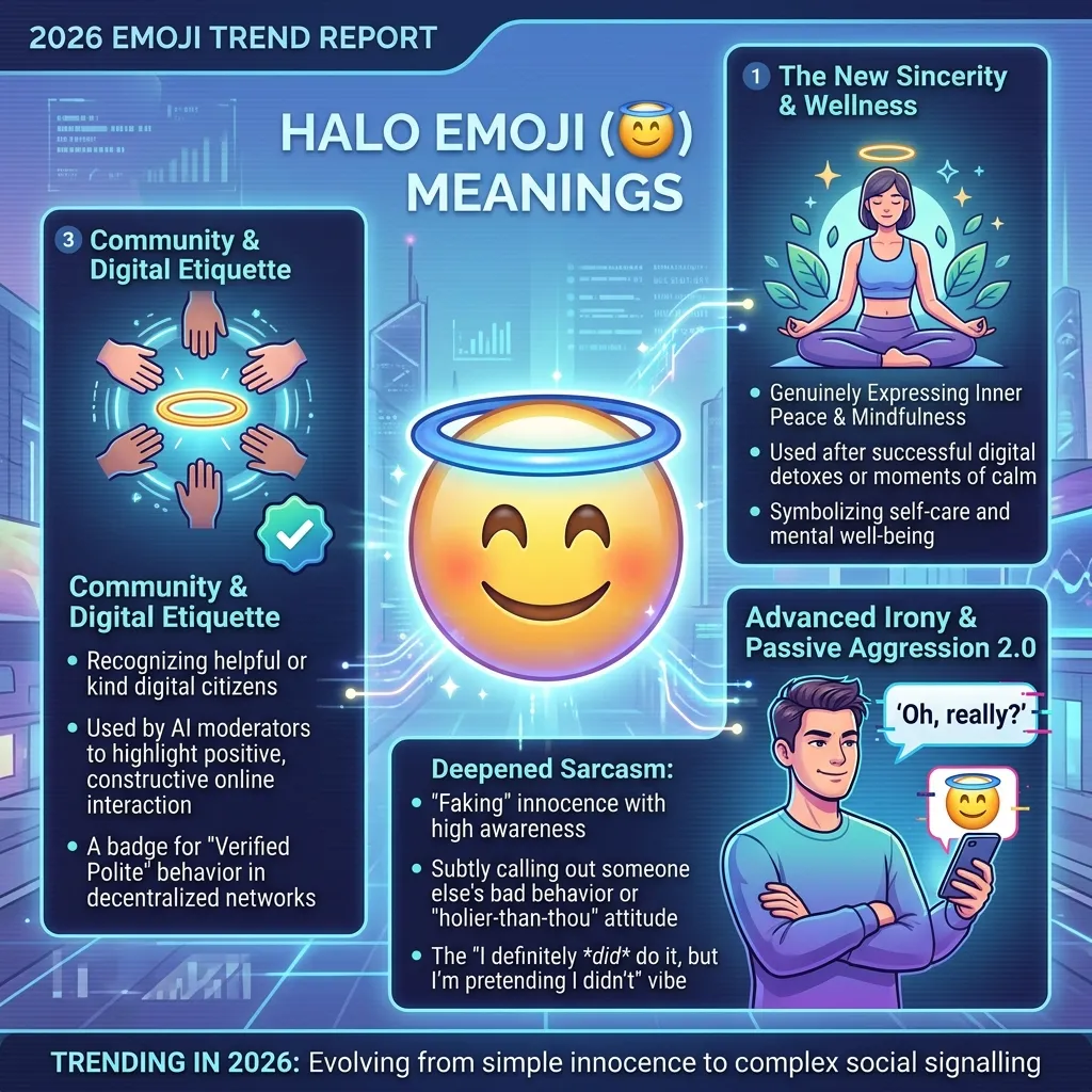 Trending emoji halo meaning in 2026