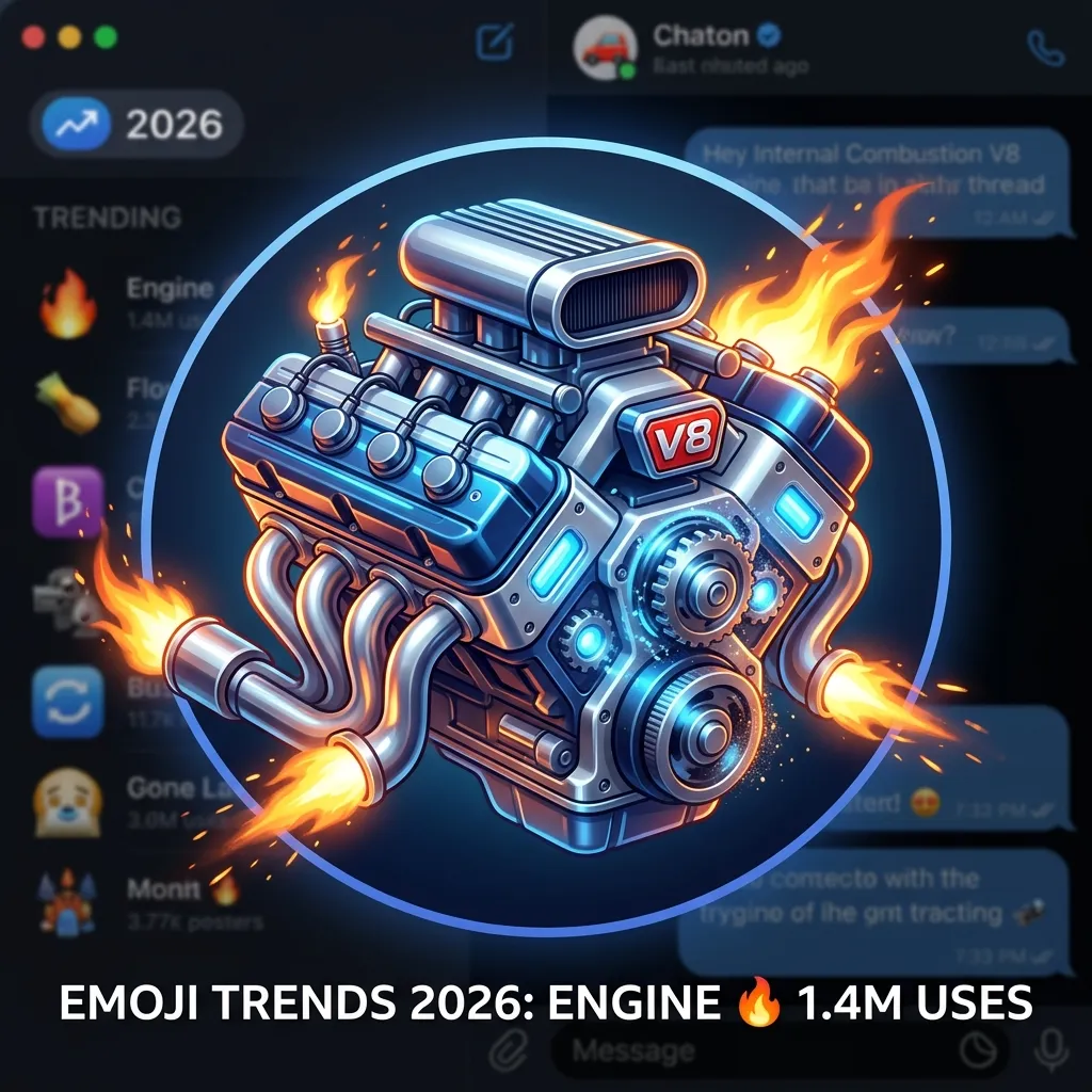 Trending engine emoji in 2026