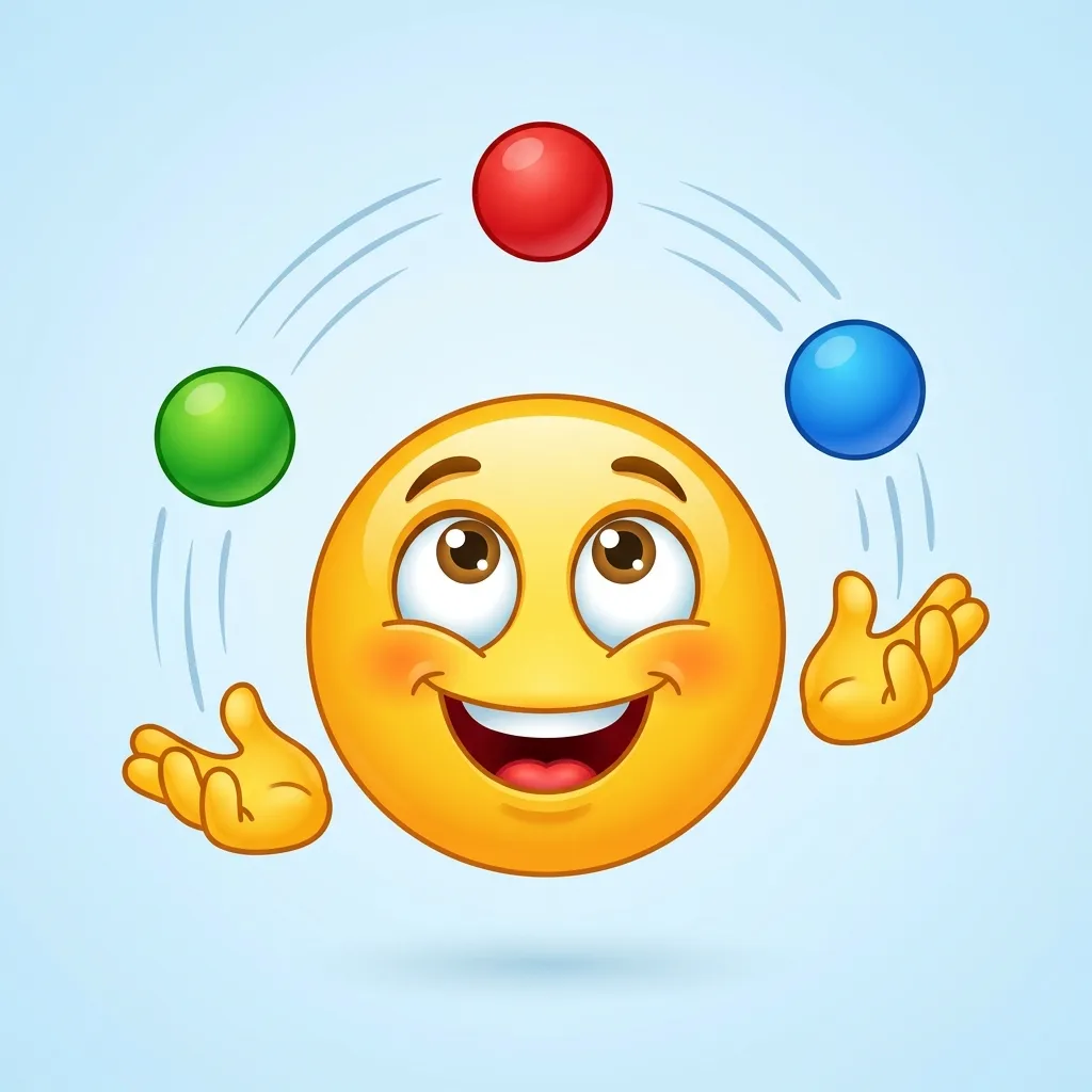 Trending juggling emoji in 2026