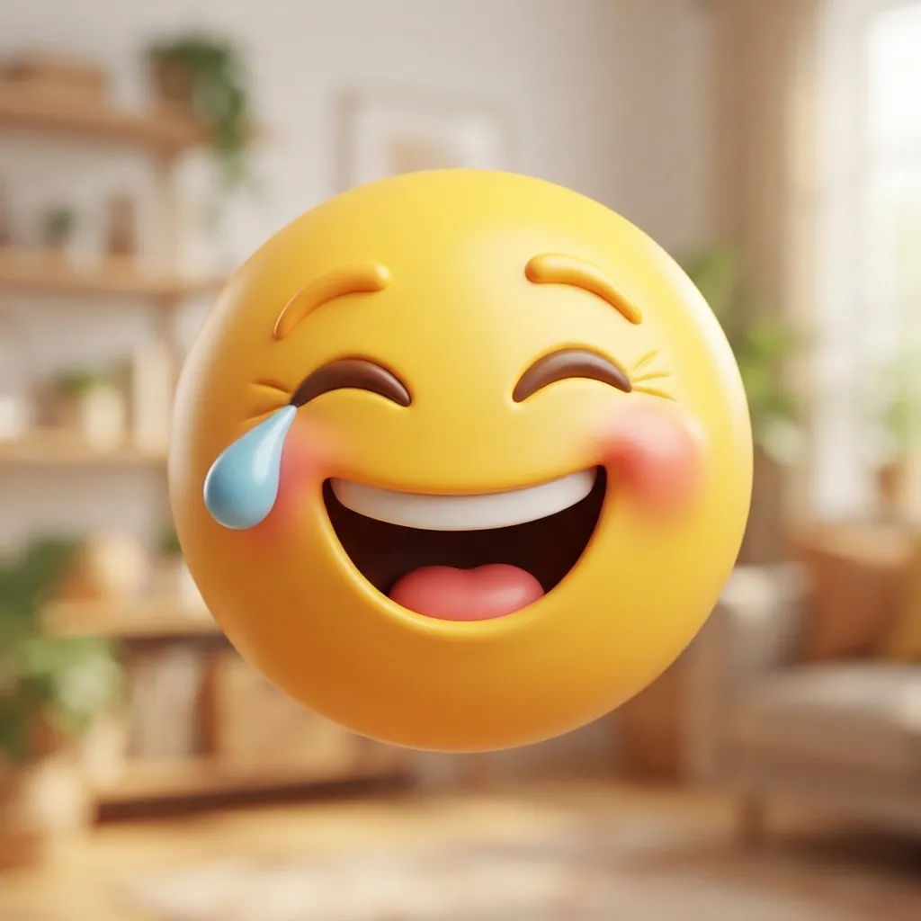 Trending laughing emoji in 2026