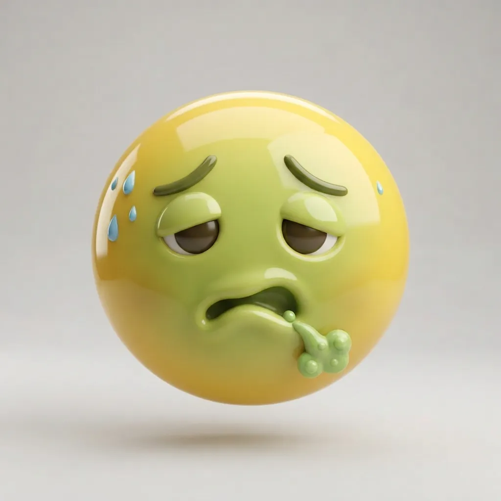 Trending nauseated emoji in 2026