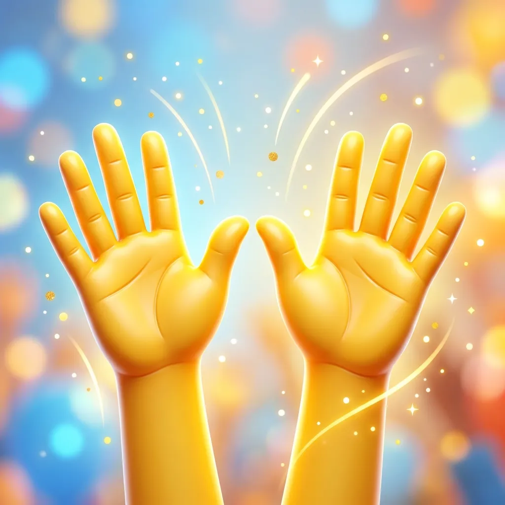 Trending raise hands emoji in 2026