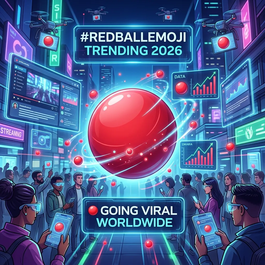 Trending red ball emoji in 2026