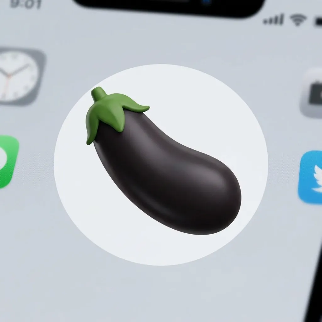What do black dick emoji mean?