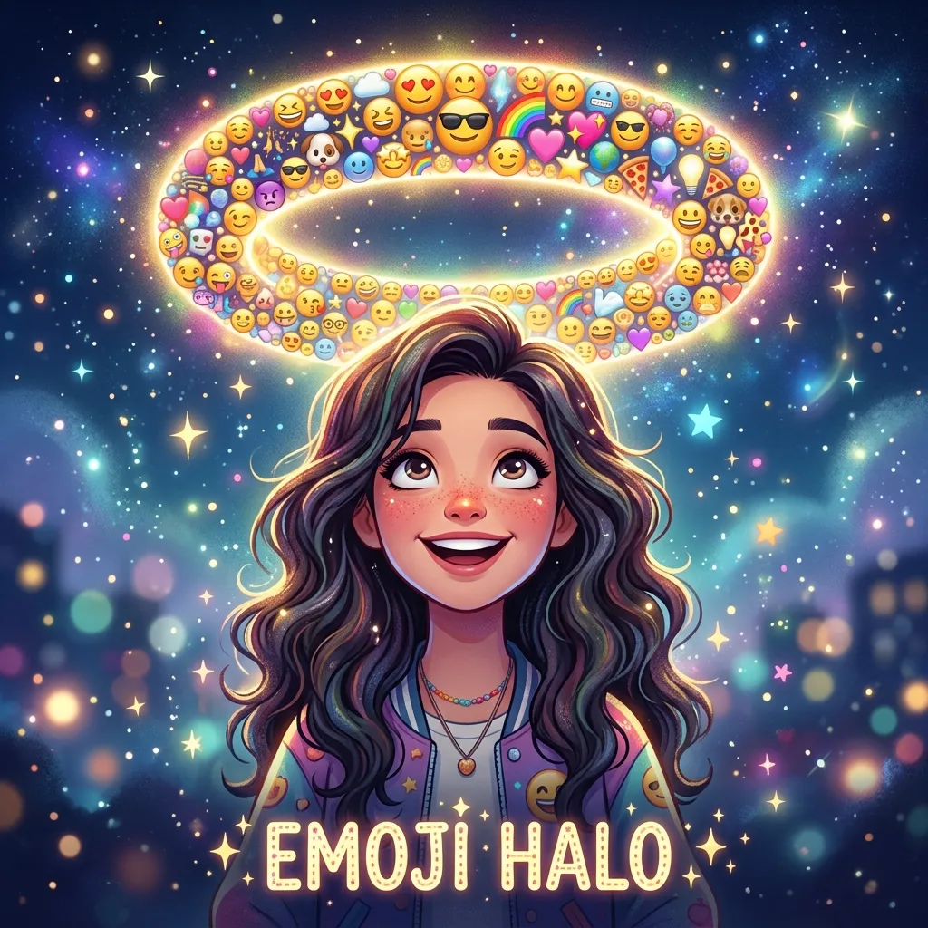 What do emoji halo mean?