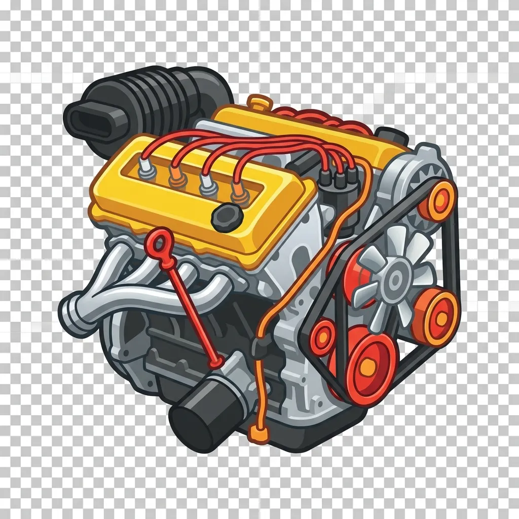 What do engine emoji mean?