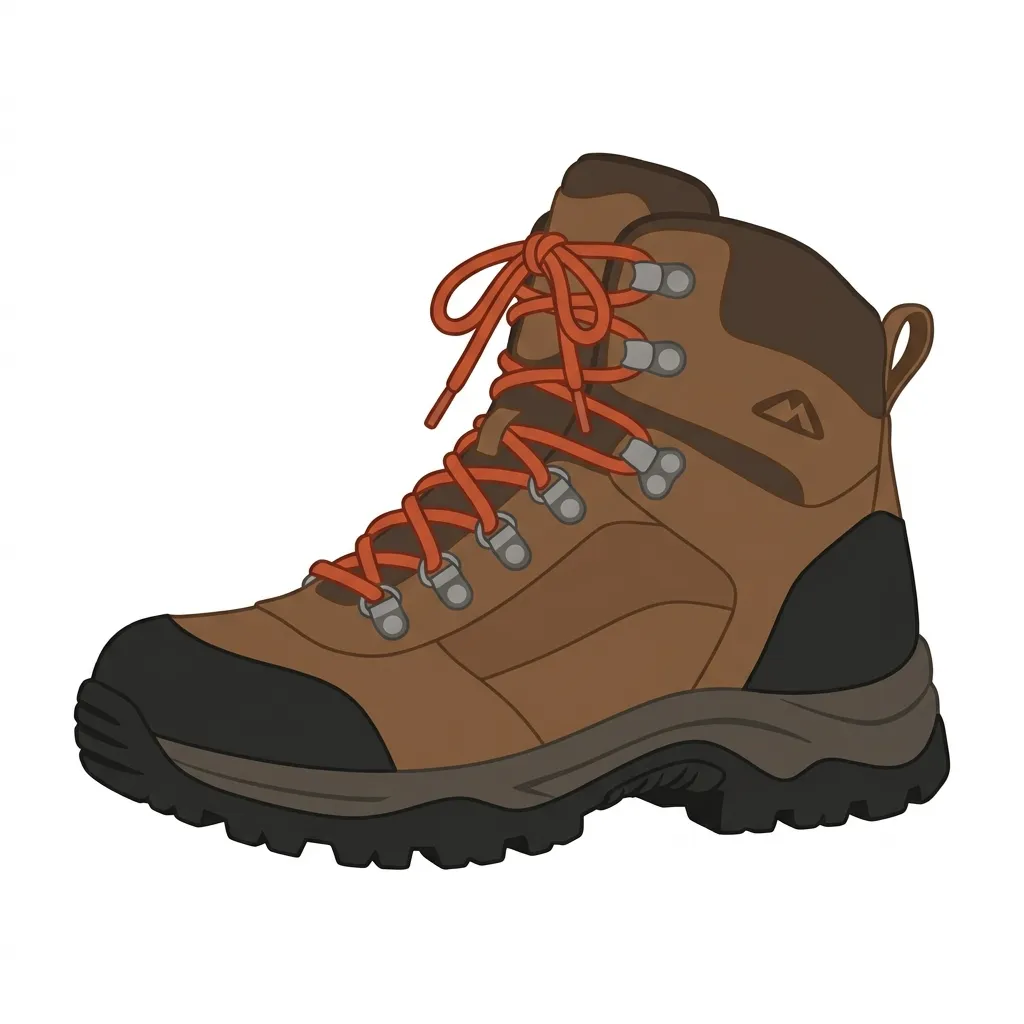 What do hiking boot emoji mean?