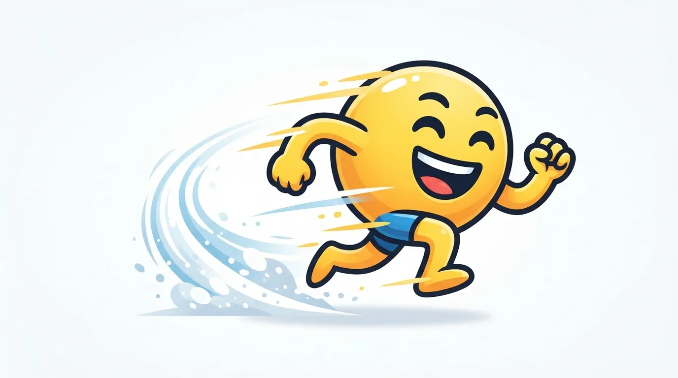 Dashing Away Emoji