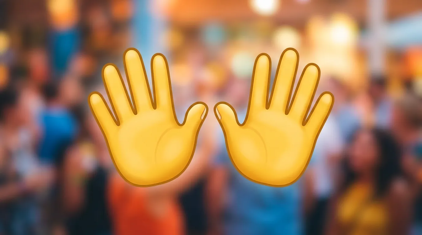 Raise Hands Emoji