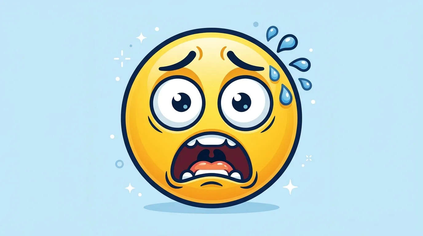 Scared Emoji Clipart