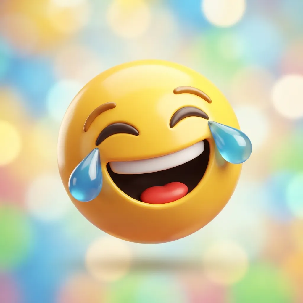 What do laughing emoji mean?
